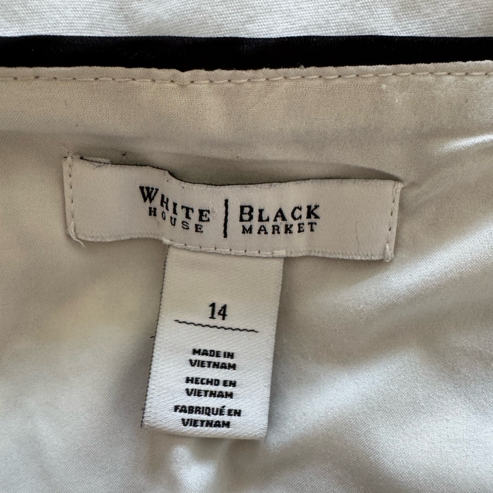 WHBM Houndstooth Mini Skirt Sz14 - Picture 3 of 6